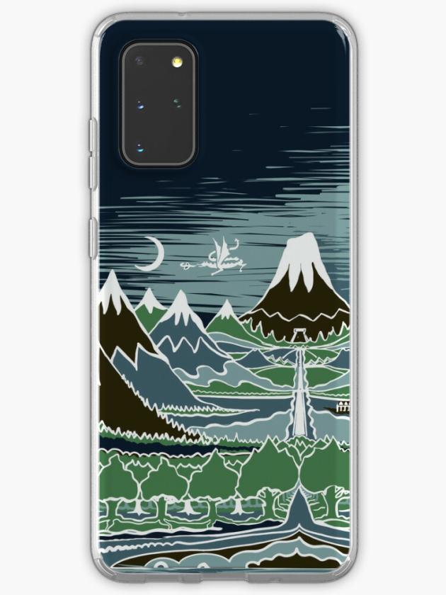 Galaxy S20+ | A Halflings Journey On A Mountain Path Through An Elven Wood In The Style Of J.R.R.Tolkien Samsung Galaxy Phone Case Galaxy S20 Galaxy S20