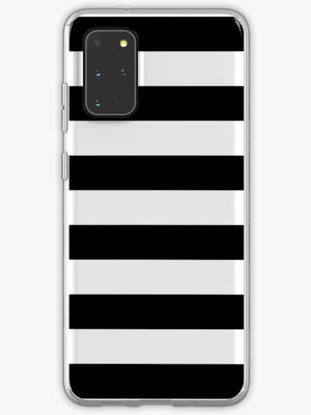 Galaxy S20+ | Black And White Big Stripe Samsung Galaxy Phone Case Galaxy S20 Galaxy S20