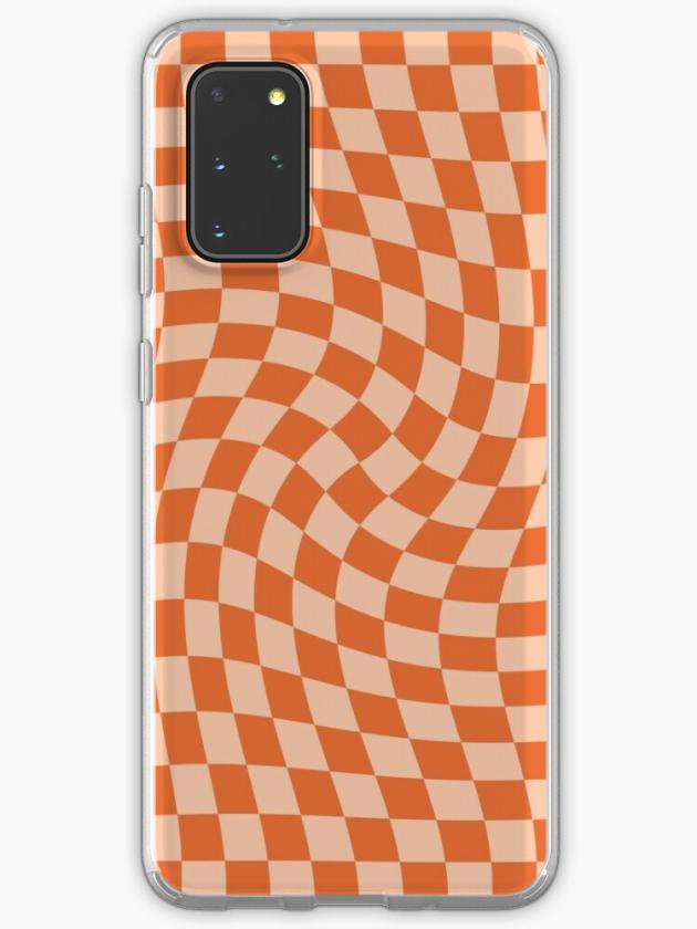 Galaxy S20+ | Check Iv – Orange Twist Samsung Galaxy Phone Case Galaxy S20 Galaxy S20