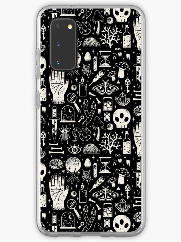 Galaxy S20 | Curiosities: Bone Black Samsung Galaxy Phone Case Galaxy S20 Galaxy S20