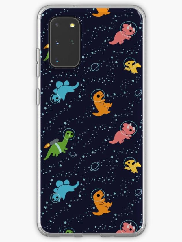 Galaxy S20+ | Dinosaurs In Space Pattern Samsung Galaxy Phone Case Galaxy S20 Galaxy S20