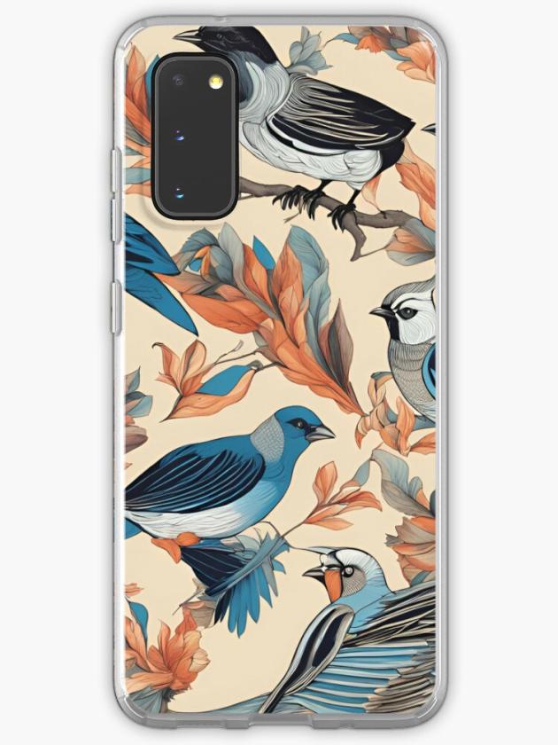 Galaxy S20 | Fauna Pattern (Birds Pattern Design) Samsung Galaxy Phone Case Galaxy S20 Galaxy S20