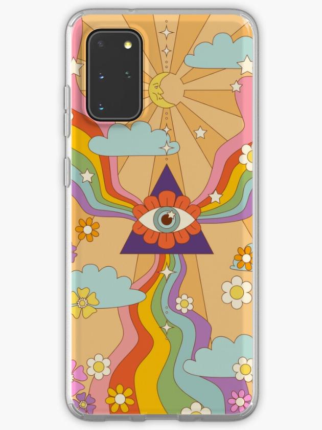 Galaxy S20+ | Retro Hippie Boho Rainbow Print  Samsung Galaxy Phone Case Galaxy S20 Galaxy S20