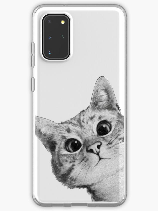 Galaxy S20+ | Sneaky Cat Samsung Galaxy Phone Case Galaxy S20 Galaxy S20