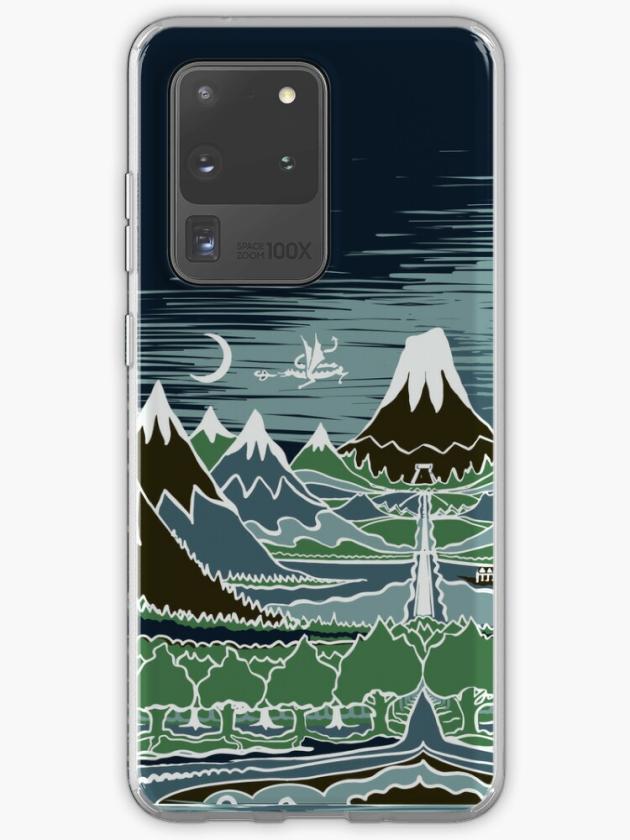 Galaxy S20 Ultra | A Halflings Journey On A Mountain Path Through An Elven Wood In The Style Of J.R.R.Tolkien Samsung Galaxy Phone Case Galaxy S20 Ultra Galaxy S20 Ultra