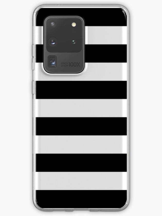 Galaxy S20 Ultra | Black And White Big Stripe Samsung Galaxy Phone Case Galaxy S20 Ultra Galaxy S20 Ultra