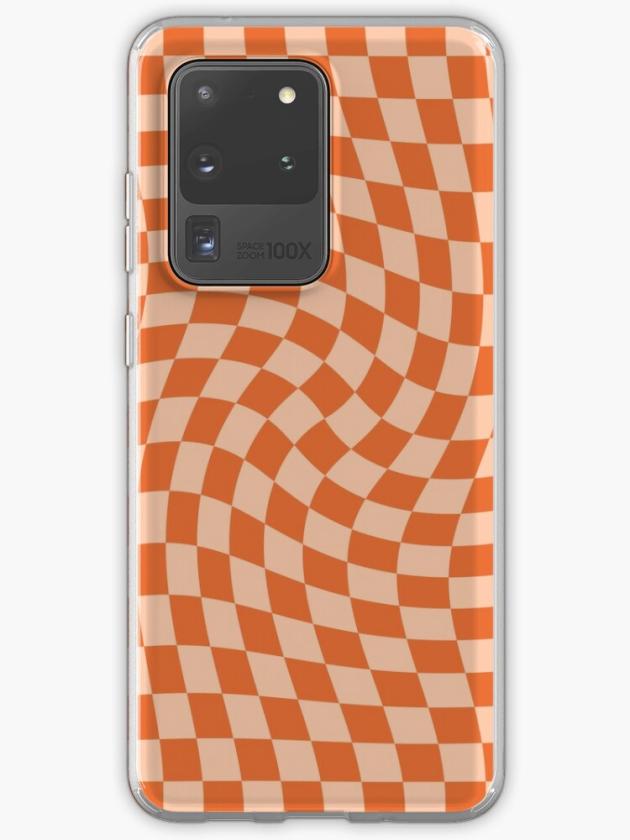 Galaxy S20 Ultra | Check Iv – Orange Twist Samsung Galaxy Phone Case Galaxy S20 Ultra Galaxy S20 Ultra