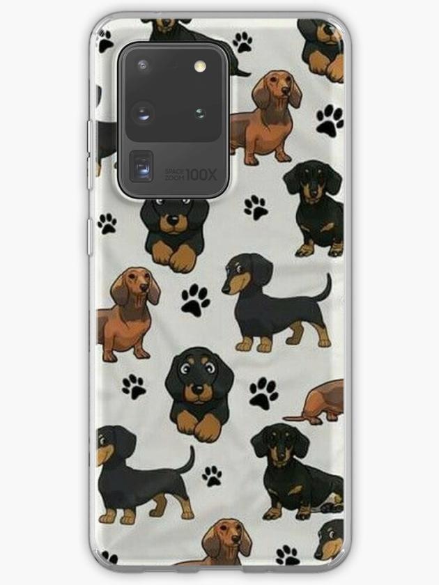 Galaxy S20 Ultra | Dachshund Dog Cartoons Cute Samsung Galaxy Phone Case Galaxy S20 Ultra Galaxy S20 Ultra