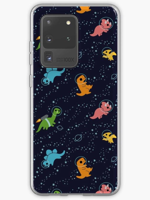 Galaxy S20 Ultra | Dinosaurs In Space Pattern Samsung Galaxy Phone Case Galaxy S20 Ultra Galaxy S20 Ultra