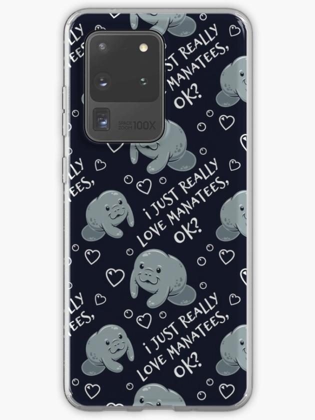 Galaxy S20 Ultra | I Just Really Love Manatees, Ok? Samsung Galaxy Phone Case Galaxy S20 Ultra Galaxy S20 Ultra