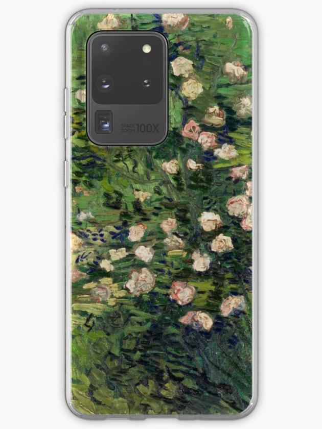 Galaxy S20 Ultra | Vincent Van Gogh – Roses, 1889  Samsung Galaxy Phone Case Galaxy S20 Ultra Galaxy S20 Ultra