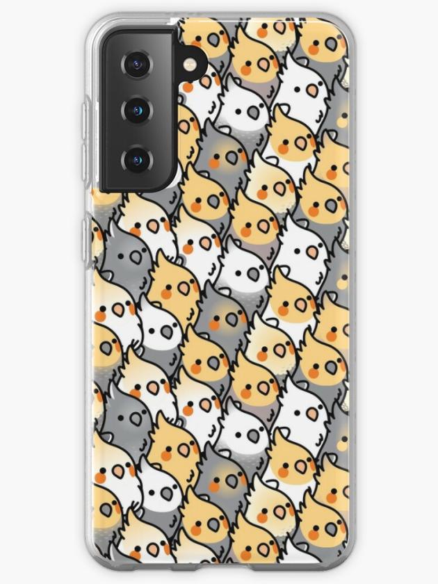 Galaxy S21 | Chubby Cockatiel Party Samsung Galaxy Phone Case Galaxy S21 Galaxy S21