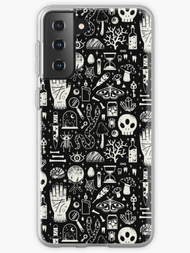 Galaxy S21+ | Curiosities: Bone Black Samsung Galaxy Phone Case Galaxy S21 Galaxy S21