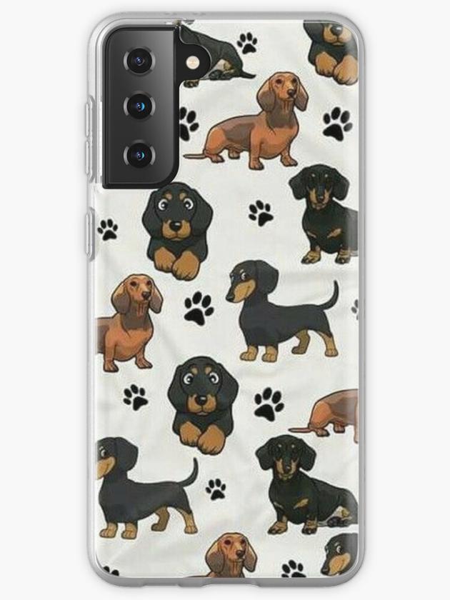 Galaxy S21+ | Dachshund Dog Cartoons Cute Samsung Galaxy Phone Case Galaxy S21 Galaxy S21