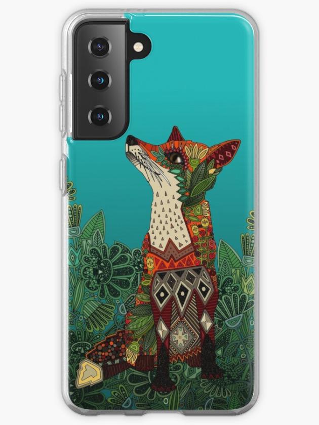 Galaxy S21 | Floral Fox Samsung Galaxy Phone Case Galaxy S21 Galaxy S21