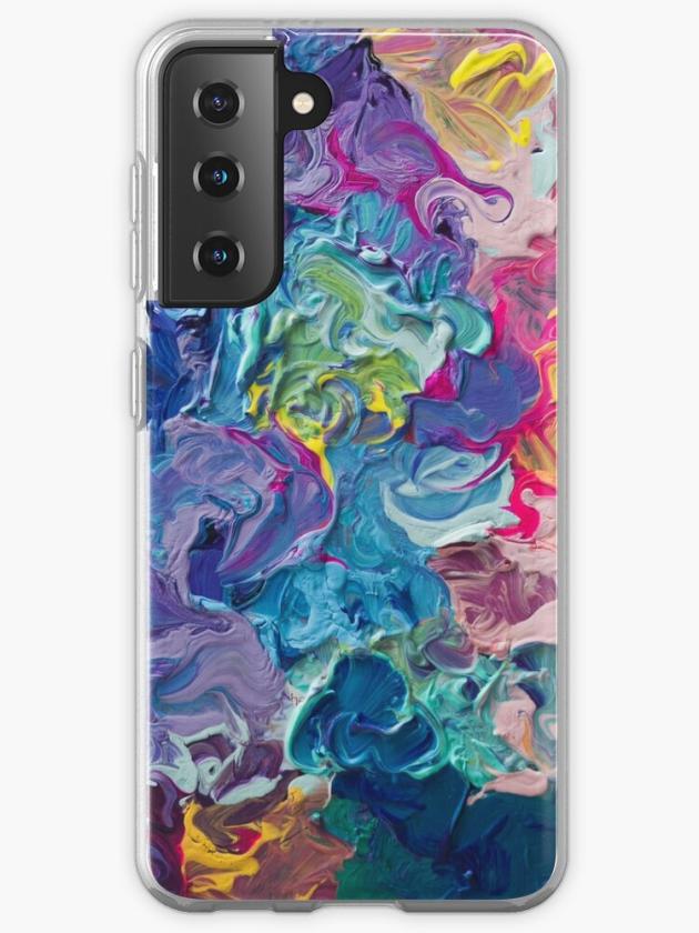 Galaxy S21 | Rainbow Flow Abstraction Samsung Galaxy Phone Case Galaxy S21 Galaxy S21