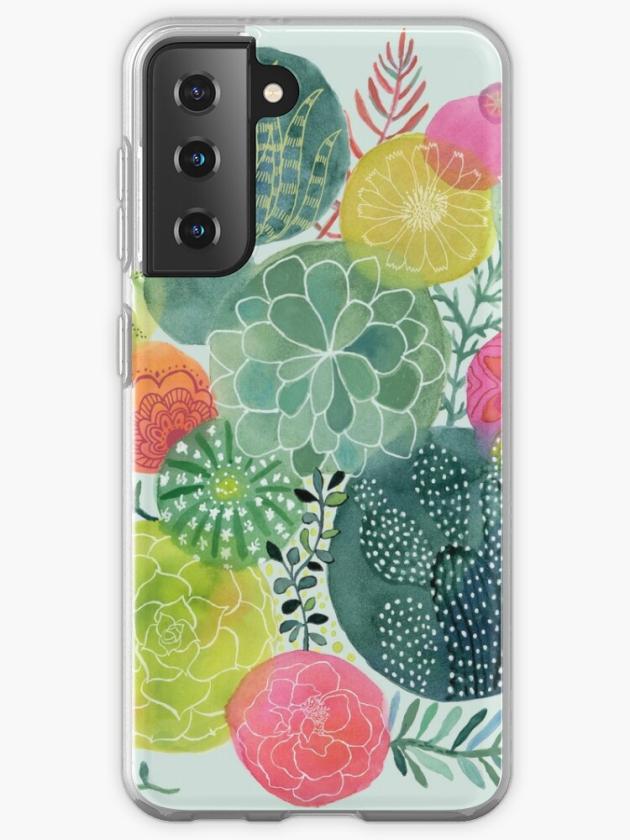 Galaxy S21 | Succulent Circles Samsung Galaxy Phone Case Galaxy S21 Galaxy S21