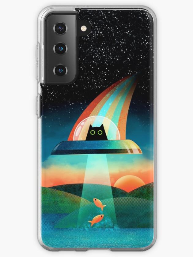 Galaxy S21 | The Purrfect Alien  Samsung Galaxy Phone Case Galaxy S21 Galaxy S21