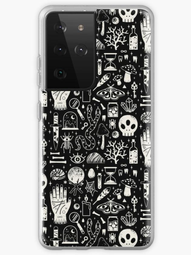 Galaxy S21 Ultra | Curiosities: Bone Black Samsung Galaxy Phone Case Galaxy S21 Ultra Galaxy S21 Ultra