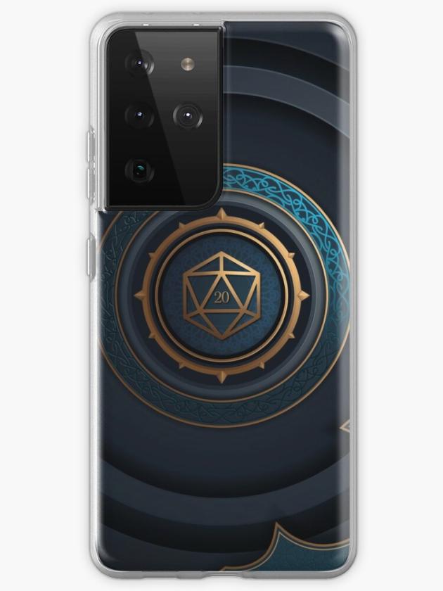 Galaxy S21 Ultra | Fantasy Polyhedral D20 Dice Lock Samsung Galaxy Phone Case Galaxy S21 Ultra Galaxy S21 Ultra