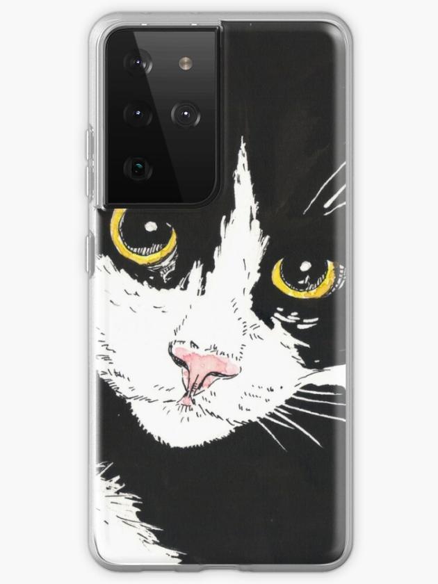 Galaxy S21 Ultra | Tuxedo Cat Samsung Galaxy Phone Case Galaxy S21 Ultra Galaxy S21 Ultra