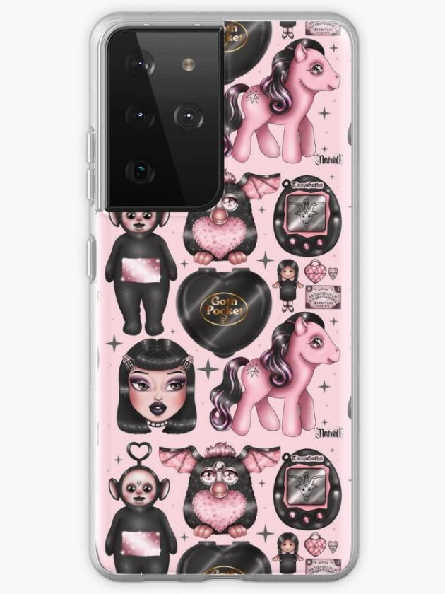 Galaxy S21 Ultra | Vintage Goth Toys Samsung Galaxy Phone Case Galaxy S21 Ultra Galaxy S21 Ultra