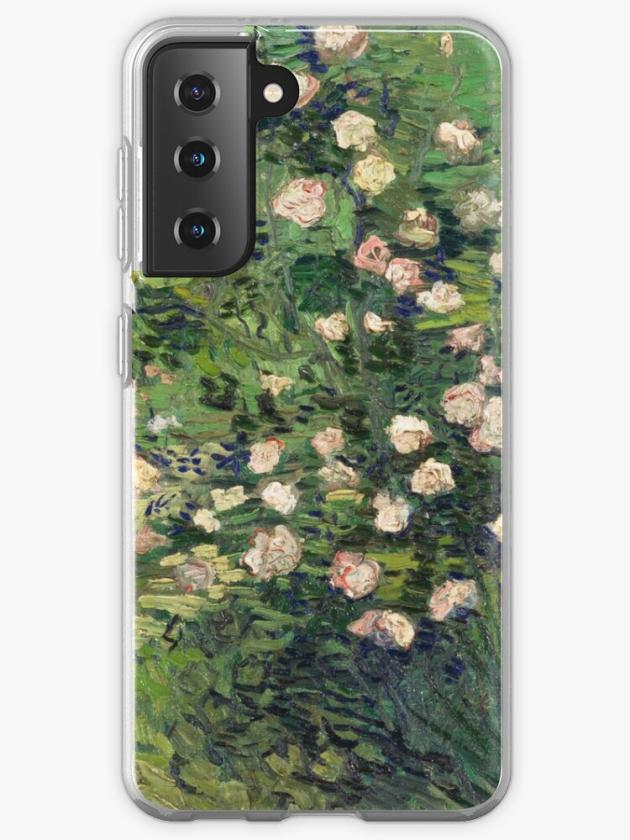 Galaxy S21 | Vincent Van Gogh – Roses, 1889  Samsung Galaxy Phone Case Galaxy S21 Galaxy S21