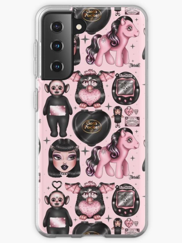 Galaxy S21 | Vintage Goth Toys Samsung Galaxy Phone Case Galaxy S21 Galaxy S21