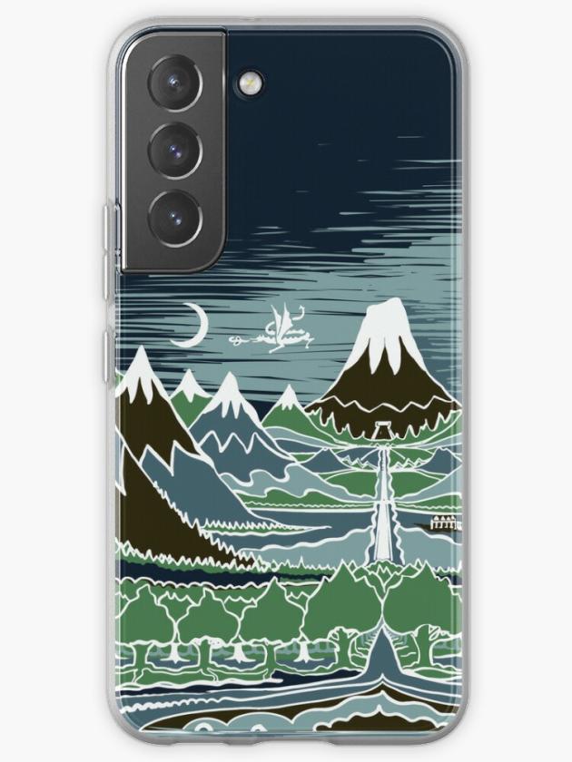 Galaxy S22 | A Halflings Journey On A Mountain Path Through An Elven Wood In The Style Of J.R.R.Tolkien Samsung Galaxy Phone Case Galaxy S22 Galaxy S22