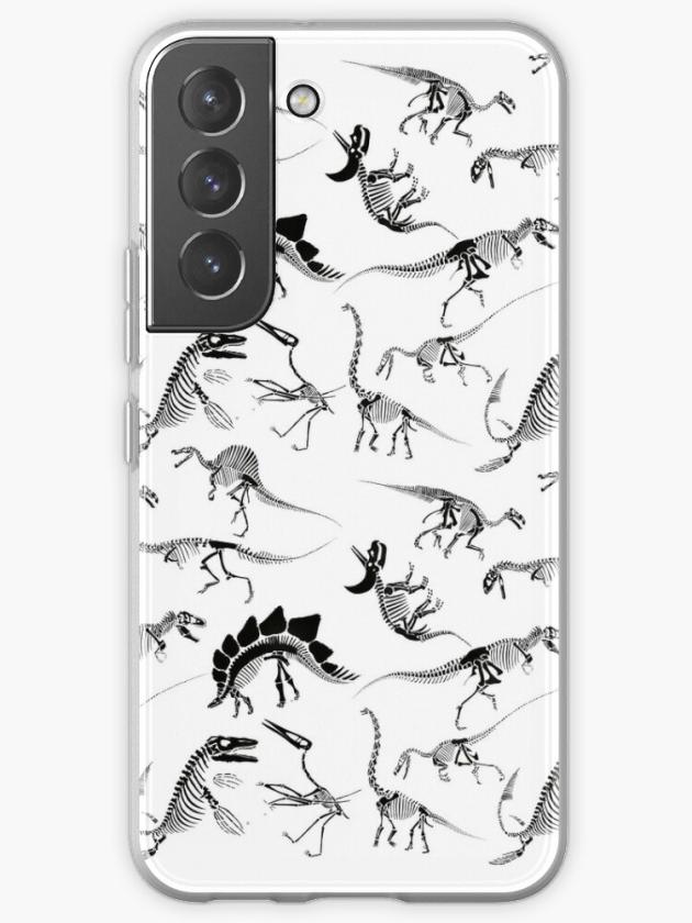 Galaxy S22 | Dinosaur Skeleton Diagrams Samsung Galaxy Phone Case Galaxy S22 Galaxy S22