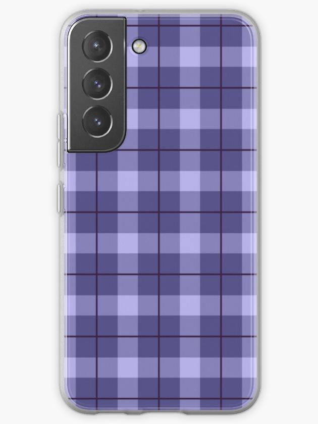 Galaxy S22 | Purple Gingham Samsung Galaxy Phone Case Galaxy S22 Galaxy S22