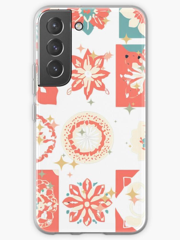 Galaxy S22 | Stars And Floral Pattern Samsung Galaxy Phone Case Galaxy S22 Galaxy S22