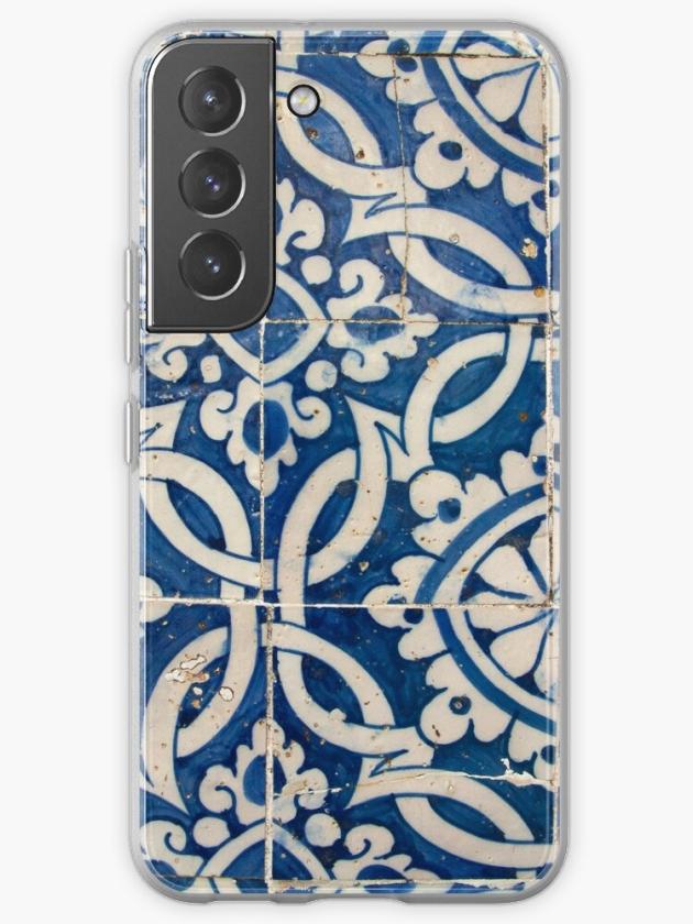 Galaxy S22 | Vintage Portuguese Azulejo Samsung Galaxy Phone Case Galaxy S22 Galaxy S22