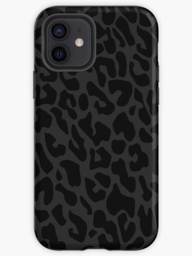 Iphone 12 | Black Leopard Print Iphone Case Iphone 12 Iphone 12