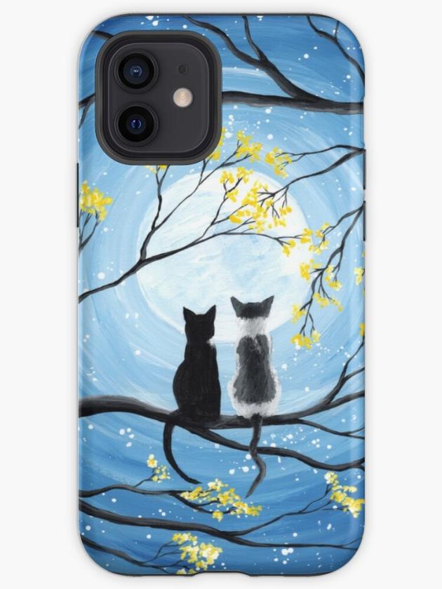 Iphone 12 | Cats Full Moon  Iphone Case Iphone 12 Iphone 12