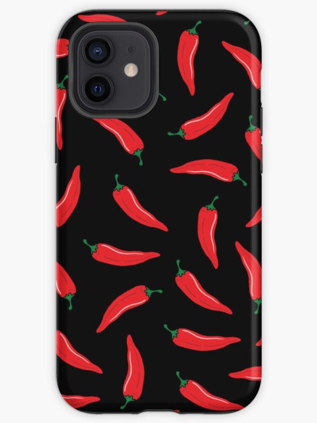 Iphone 12 | Chilli Pepper – Black Background Iphone Case Iphone 12 Iphone 12