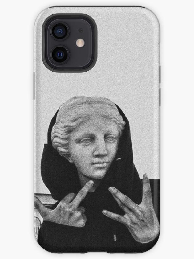 Iphone 12 | Greek Statue Wearing Hoodie Iphone Case Iphone 12 Iphone 12