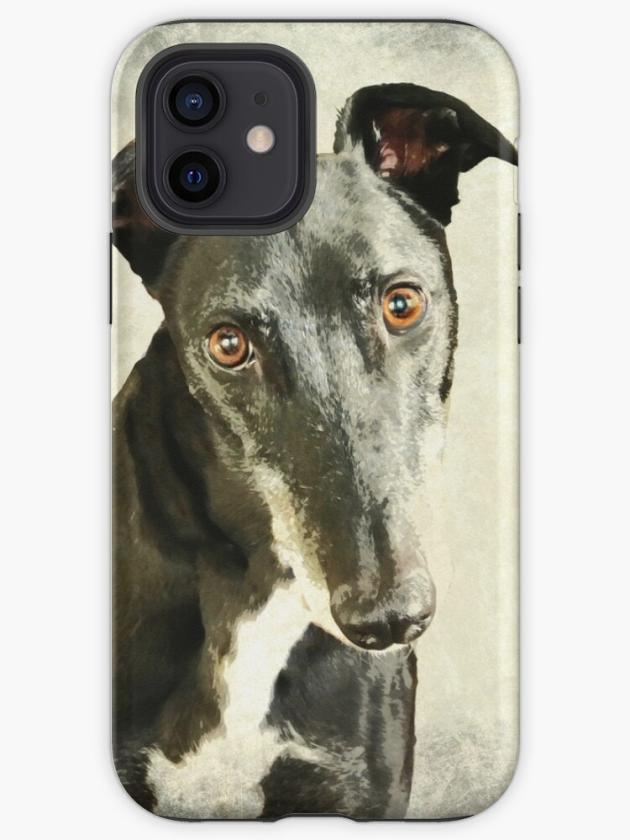 Iphone 12 | Greyhound Watercolour (1) Iphone Case Iphone 12 Iphone 12