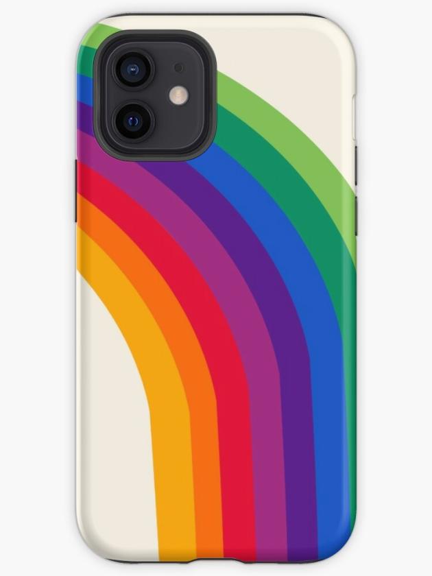 Iphone 12 | Groovy – Rainbow 70S 1970S Style Retro Throwback Minimal Happy Hippie Art Decor Iphone Case Iphone 12 Iphone 12