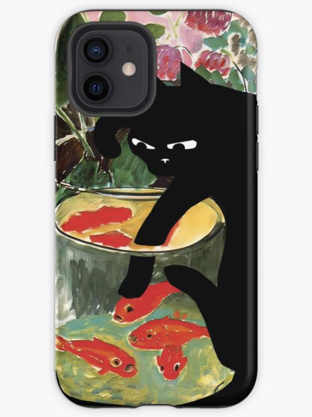 Iphone 12 | Matisse’s Goldfish And A Cat Iphone Case Iphone 12 Iphone 12