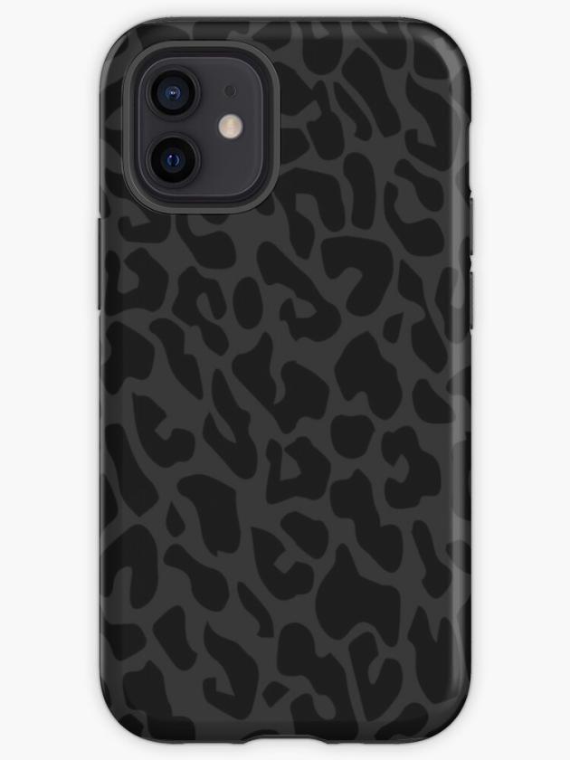 Iphone 12 Mini | Black Leopard Print Iphone Case Iphone 12 Mini Iphone 12 Mini