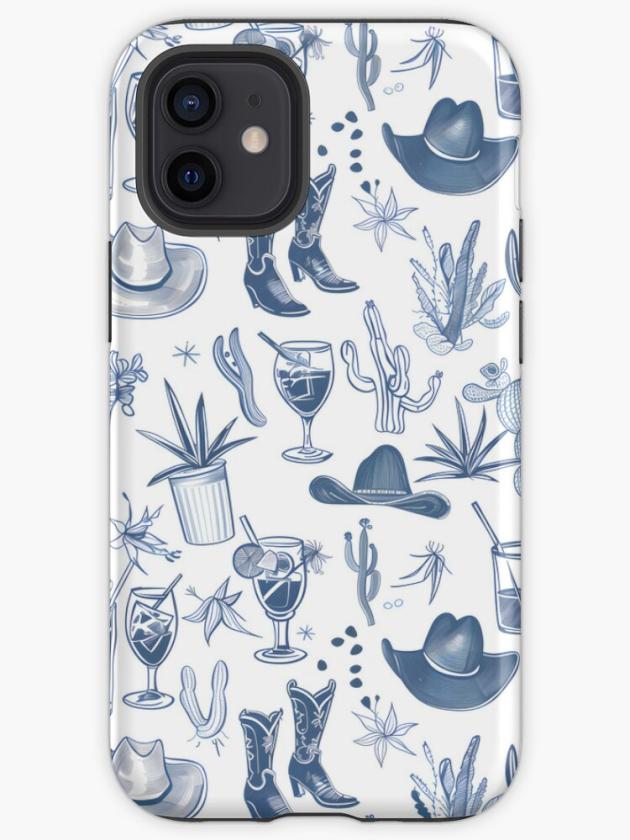 Iphone 12 Mini | Coastal Cowgirl Blueprint Iphone Case Iphone 12 Mini Iphone 12 Mini