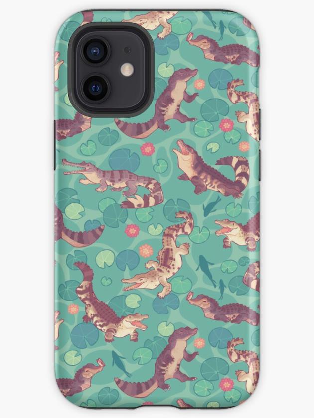 Iphone 12 Mini | Crocodilians In Clear Waters Iphone Case Iphone 12 Mini Iphone 12 Mini