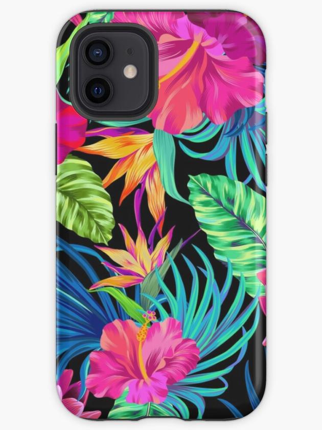 Iphone 12 Mini | Drive You Mad Hibiscus Pattern Iphone Case Iphone 12 Mini Iphone 12 Mini