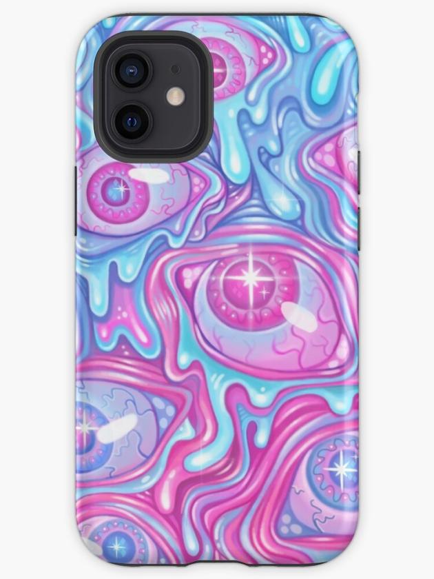 Iphone 12 Mini | Eyeball Pattern – Version 2 Iphone Case Iphone 12 Mini Iphone 12 Mini