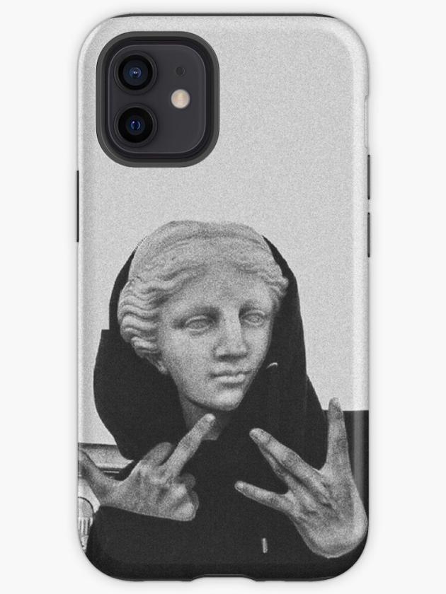 Iphone 12 Mini | Greek Statue Wearing Hoodie Iphone Case Iphone 12 Mini Iphone 12 Mini