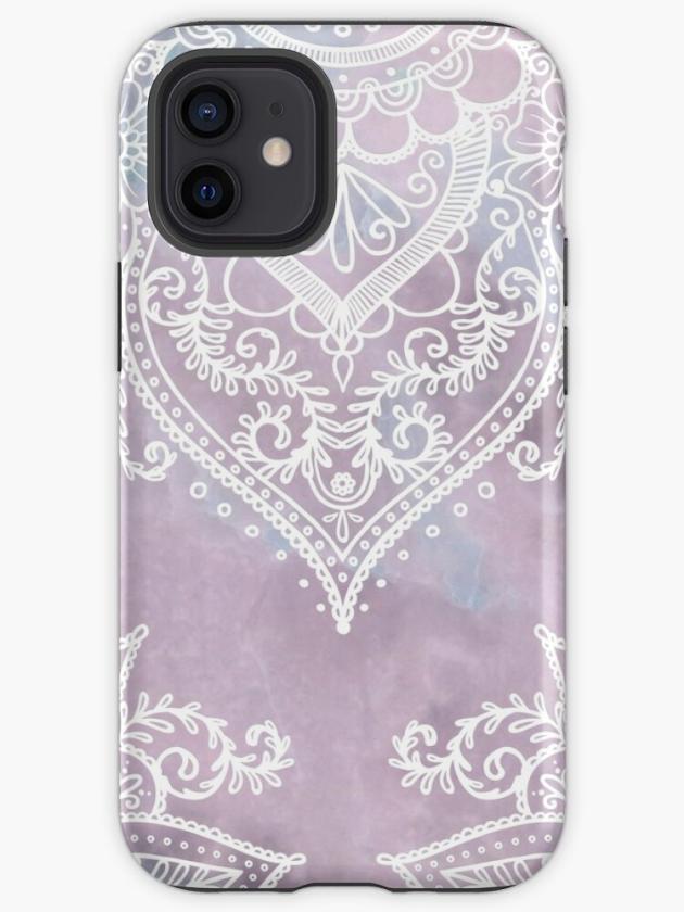 Iphone 12 Mini | Pastel Marble Mandala Iphone Case Iphone 12 Mini Iphone 12 Mini