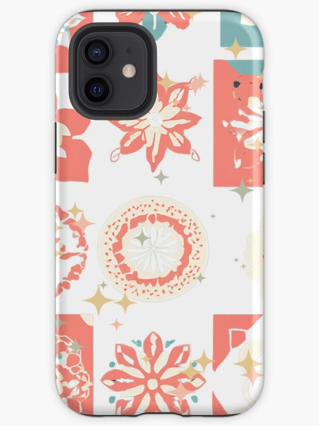 Iphone 12 Mini | Stars And Floral Pattern Iphone Case Iphone 12 Mini Iphone 12 Mini