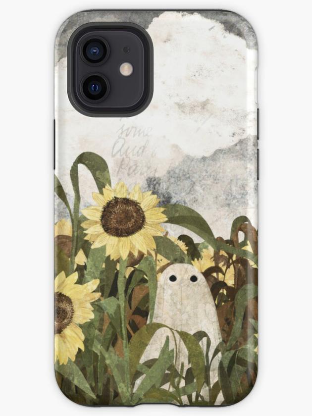 Iphone 12 Mini | There’s A Ghost In The Sunflower Field Again… Iphone Case Iphone Cases Iphone 12 Mini