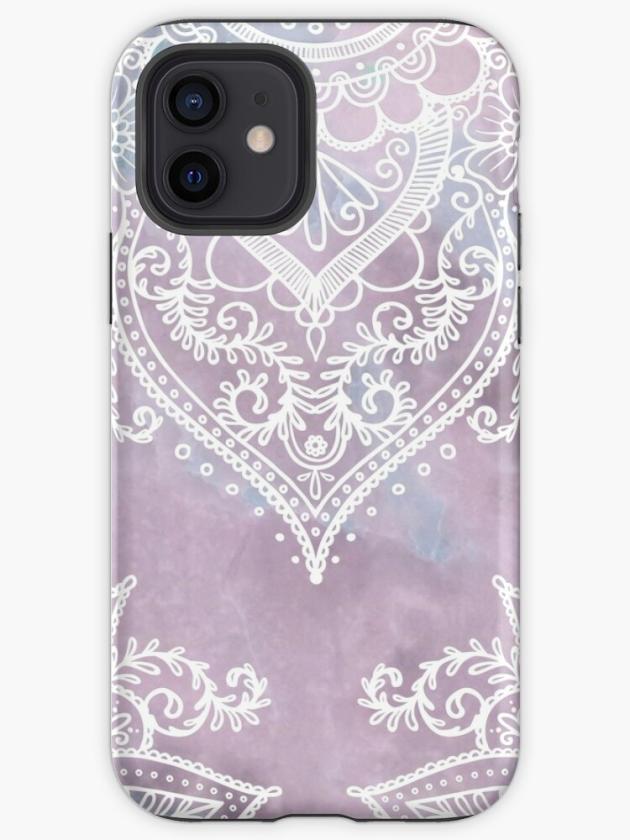 Iphone 12 | Pastel Marble Mandala Iphone Case Iphone 12 Iphone 12